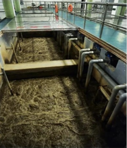 产品名称：快速污泥浓缩系统
技术规格：3万吨/天
运行状态：稳定运行5年以上